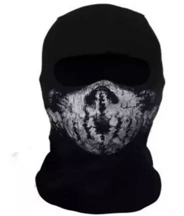 Touca Balaclava Moto Caveira Gost Airsoft Paintball Parcelamento Sem