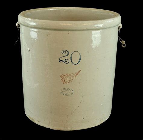 Sold At Auction 1915 Red Wing Stoneware 20 Gallon Crock