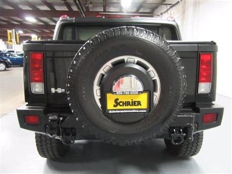 Hummer H2 Sut Truck Black Back Up Camera Tonneau Cover 4wd