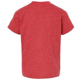 Tultex Youth Poly Rich T Shirt Heather Red Full Source