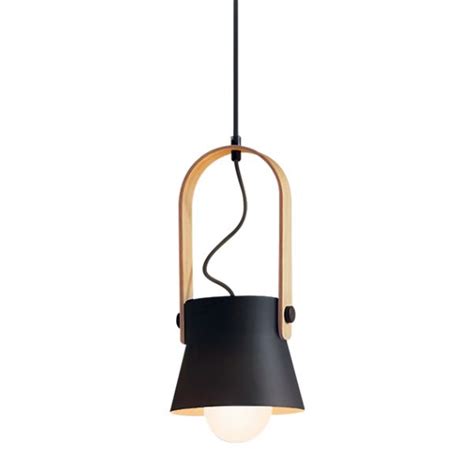 Suspension Zambelis D E Design Noir Mat Sans Source