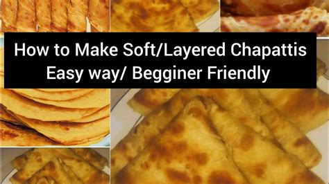 How To Make Softlayered Chapatis Easy Way Begginer Friendly 20mins