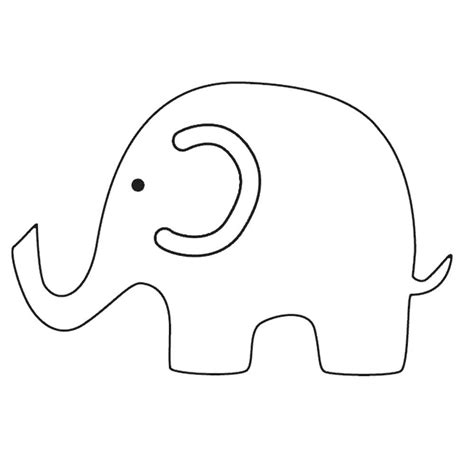 Free Printable Baby Elephant Template | Free Printable