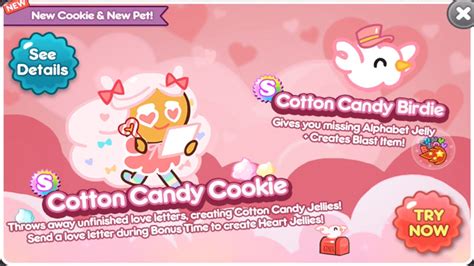 Line Cookie Run New Cotton Candy Cookie Youtube