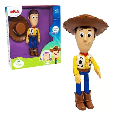 Boneco Infantil Meu Amigo Woody Fala Frases Original Elka