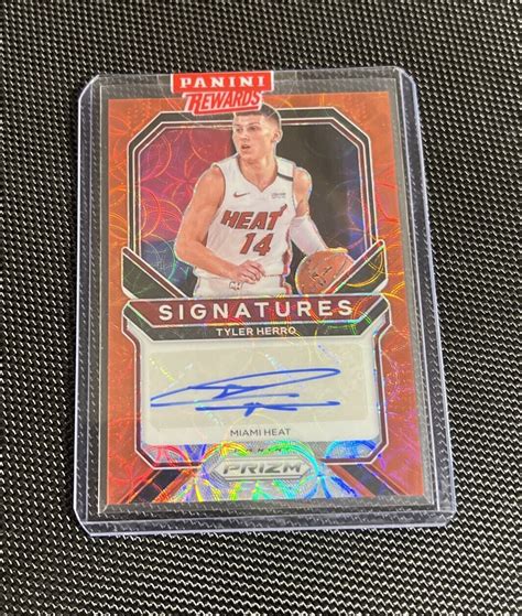 2020 21 Prizm Tyler Herro Signatures Choice Prizm Autograph Auto Si