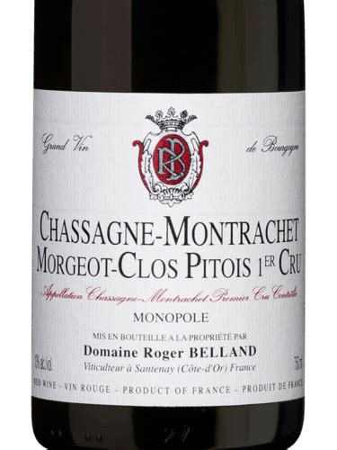 Domaine Roger Belland Chassagne Montrachet Morgeot Clos Pitois Er