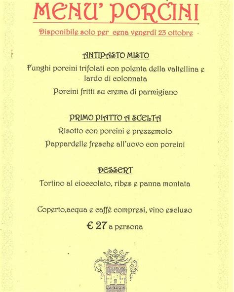 Menu Da Il Feudo Dei Sapori Ristorante Monza