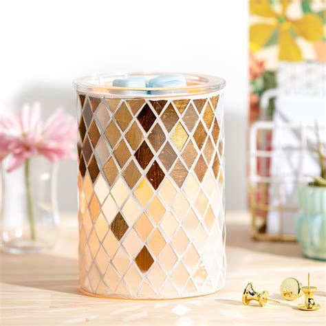 Gilded Scentsy Warmer Scentsy Stained Glass Candle Warmer The Safest Candles