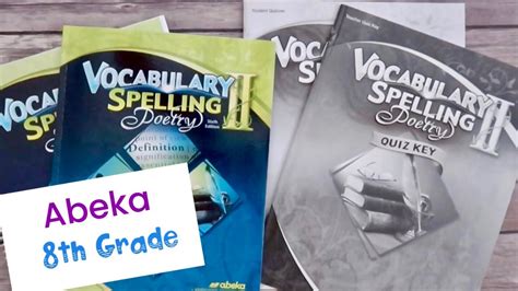 Abeka Vocabulary Spelling And Poetry Flip Through Youtube