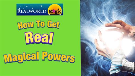 How To Get Real Magical Powers Youtube