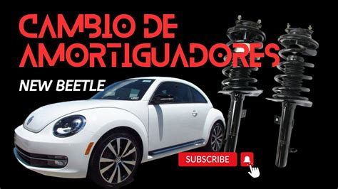 Vw Beetle Cambio De Amortiguadores Delanteros Youtube