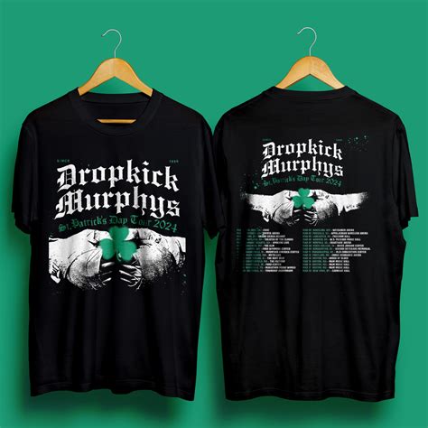 Dropkick Murphys St Patrick Days Tour Dropkick Murphys Tee Shirt