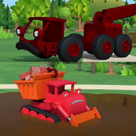 Mobile Crane Jesse Rescuing Muck By Jessetheredengine95 On Deviantart