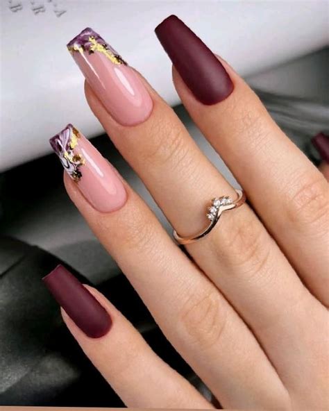 Pin By Hetvi Ramani On Pins By You Burgundy Acrylic Nails Maroon