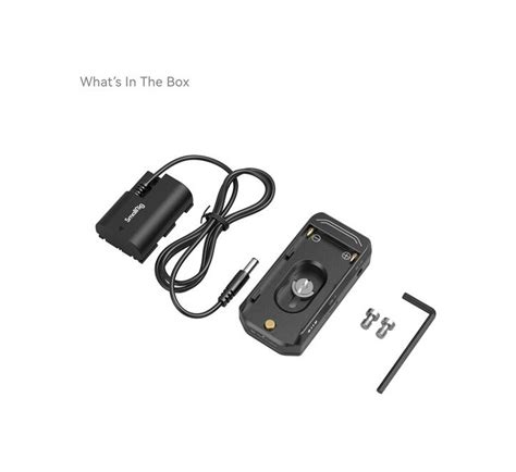 Buy Smallrig L Series Np F Battery Adapter Plate With Lp E6nh Dummy Battery Kit Advanced