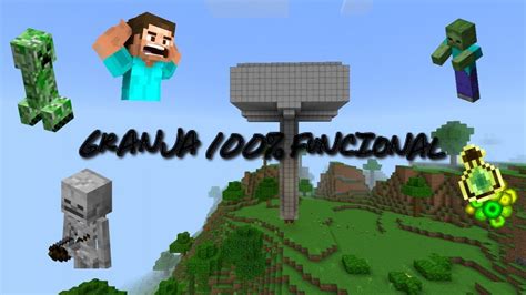 Granja De Mobs Y Exp Para Minecraft Bedrock Muy Eficiente Youtube