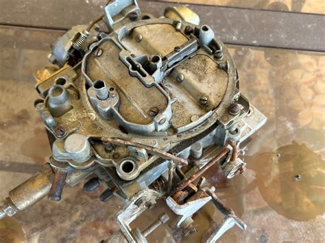 Rochester Quadrajet 4 Barrel Carburetor 17058230 800 Cfm 425 Rebuild Or Parts Ebay