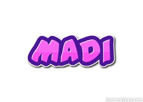 Madi Logo Free Name Design Tool From Flaming Text