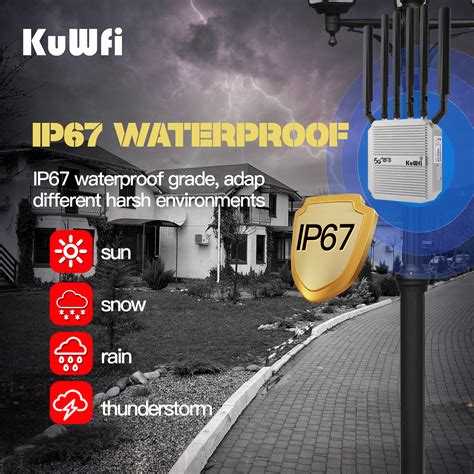 Dual Band Kuwfi G Router Wifi Unlocked Waterproof Outdoor G Cpe