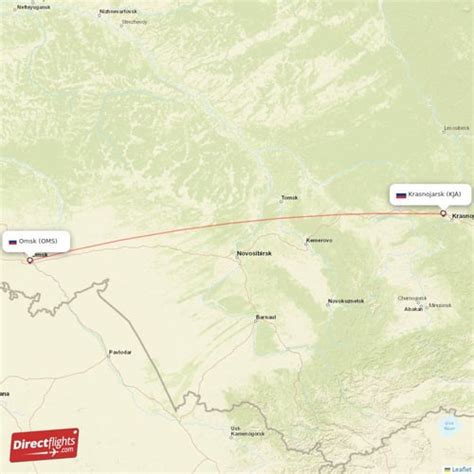 Direct Flights From Krasnojarsk To Omsk Kja To Oms Non Stop