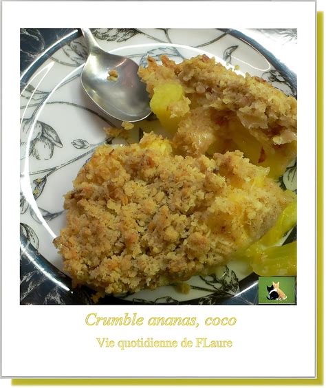 Recette De Crumble Ananas Frais Coco