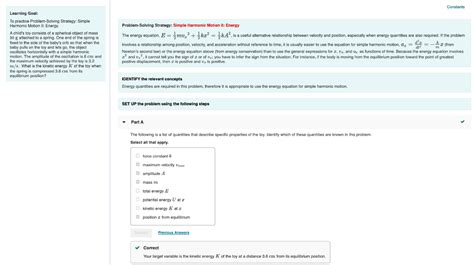 Solved Constants Learning Goal To Practice Problem Solving Chegg