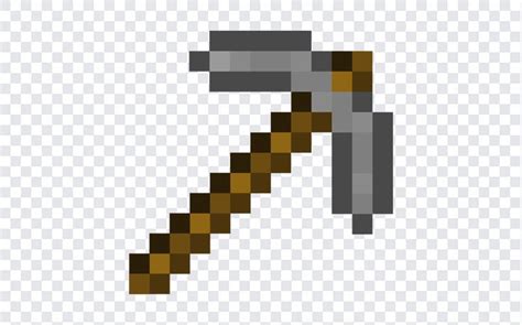 Minecraft Pickaxe PNG Images for Graphic Designers