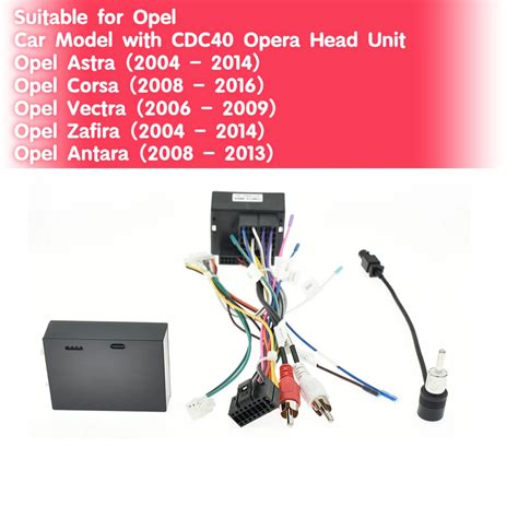 Quadlock Wiring Harness CANBUS Adapter Decoder RCA 16 Pin To Quad Lock