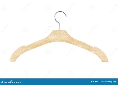 Color Wooden Hook for Hanging Clothes Isoleted Stock Image - Image of ...