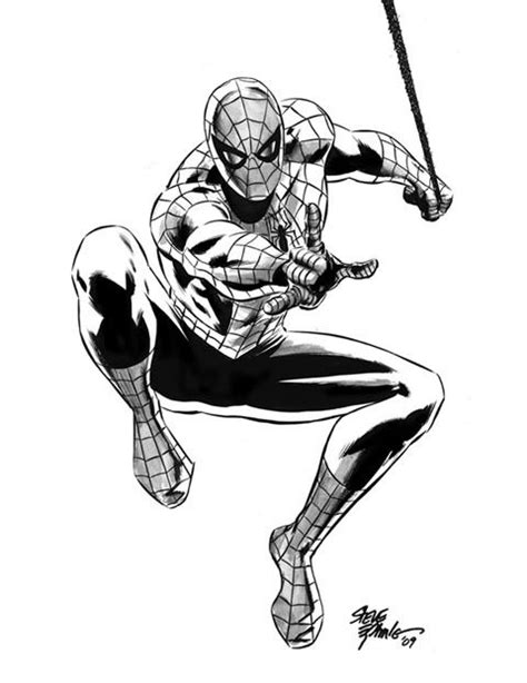 STEVE EPTING Spider Man 2009 Spiderman Art Sketch Spiderman Tattoo