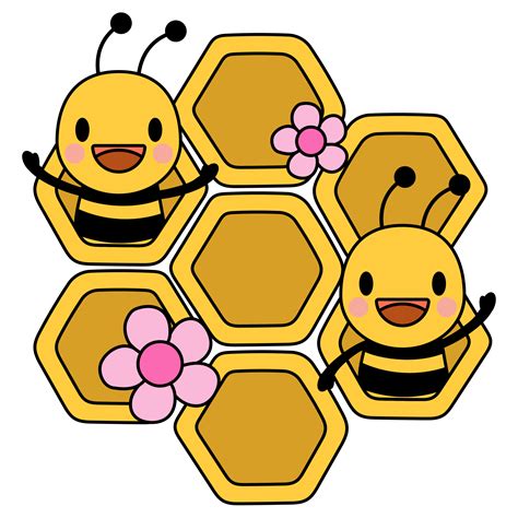 Honey Bee Filled Clipart 11026830 PNG