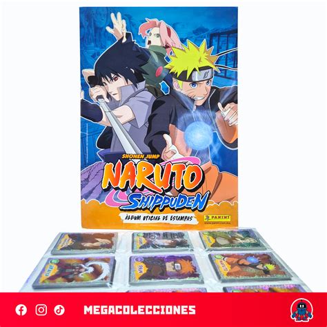 Lbum Naruto Shippuden Shonen Jump Panini Set Completo De Figuras