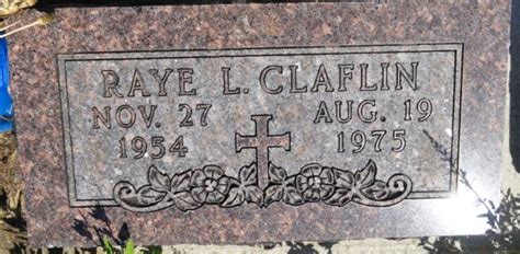 Raye Laverne Claflin 1954 1975 Mémorial Find a Grave