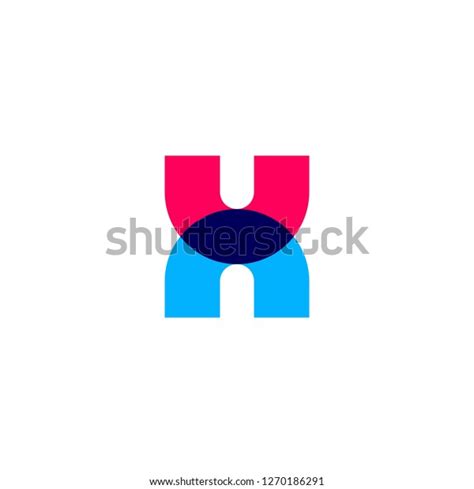 Un H Uhn Letter Logo Vector Stock Vector (Royalty Free) 1270186291