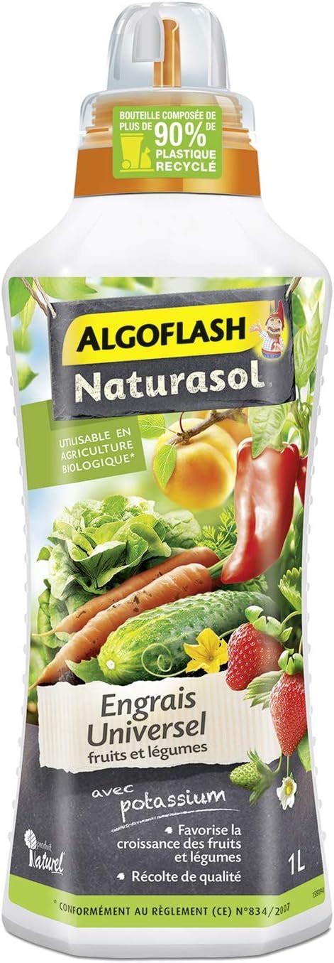 Algoflash Naturasol Engrais Liquide Universel Fruits Et L Gumes L