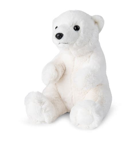 Peluche Ours Polaire Assis WWF ECO 23 Cm