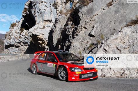 Gilles Panizzi FRA With Co Driver Herve Panizzi FRA Mitsubishi