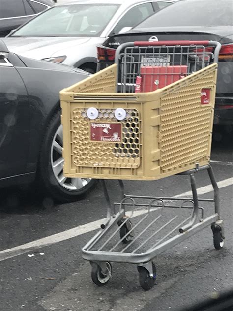 Shocked cart in a parking lot : r/Pareidolia