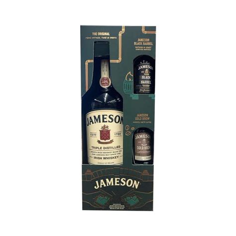 Buy Jameson Irish Whiskey Gift Set With Black Barrel & Cold Brew 50ml ...