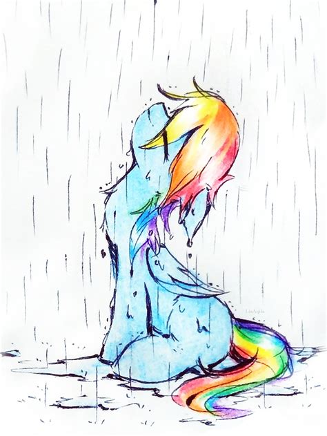 3195732 Safe Artist Liaaqila Rainbow Dash Pegasus Pony G4 Cute