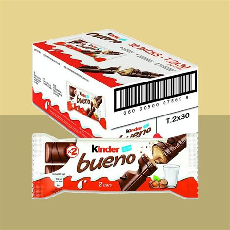 Buy Box Of 30 Kinder Bueno Milk Chocolate 43g From One Pound Sweets