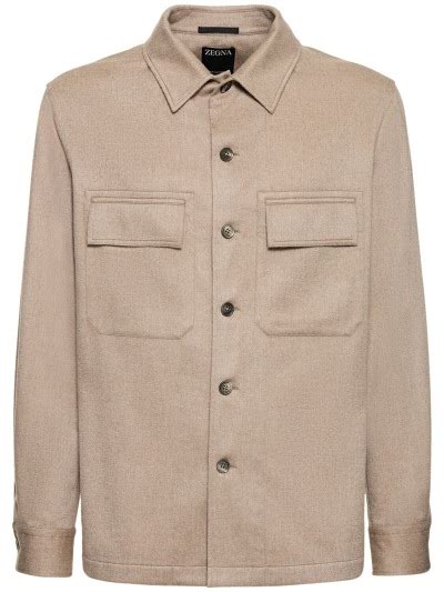 Oasi Cashmere Overshirt Zegna Men Luisaviaroma