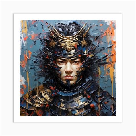 Samurai Warrior Art Print By David Arts Fy