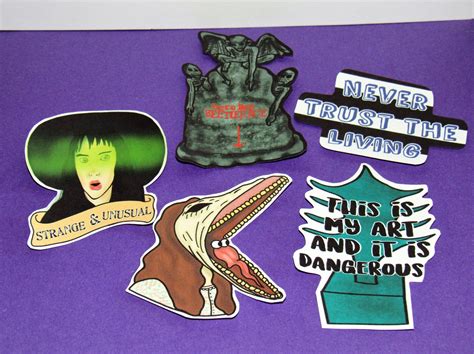 Beetlejuice Sticker Pack Etsy