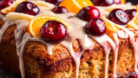 Cranberry Orange Bread With Simple Glaze