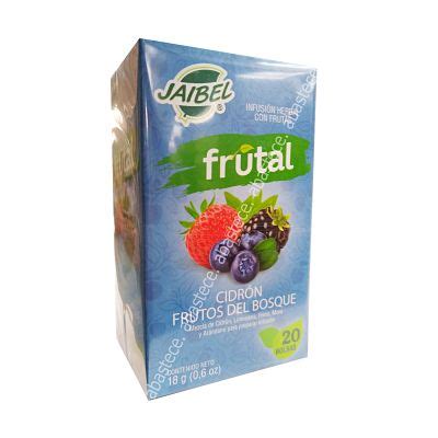 Infusion Jaibel Frutal Cidron Frutos Del Bosque Caja Por Sobres