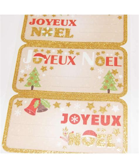 16 étiquettes adhésives de Noël Couronnes de Noël