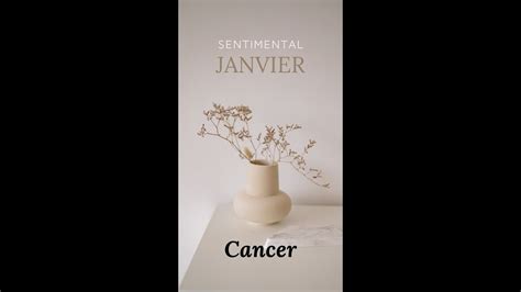 CANCER SENTIMENTAL JANVIER 2024 Changement Important Rencontre