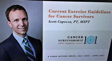 Cancer Survivorship Online Lecture Series Continues With Focus On